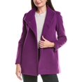 thumbnail image 1 of FLEURETTE womens  Stand Collar Wool Coat, 12, 1 of 3