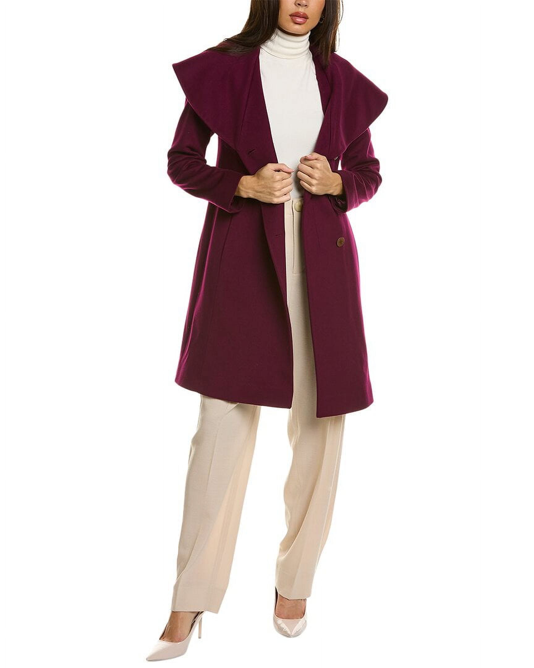 Fleurette top wool coat