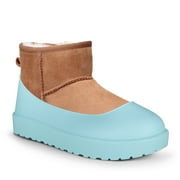 FLEX BOOT GUARD Compatible with UGG Boot, Waterproof Silicone Rubber Shoe Covers, Reusable Upgraded Overshoes, Non-Slip Washable for Women, Men (XS (Women 4-6 / Big Kids 3-5), Light Yellow)