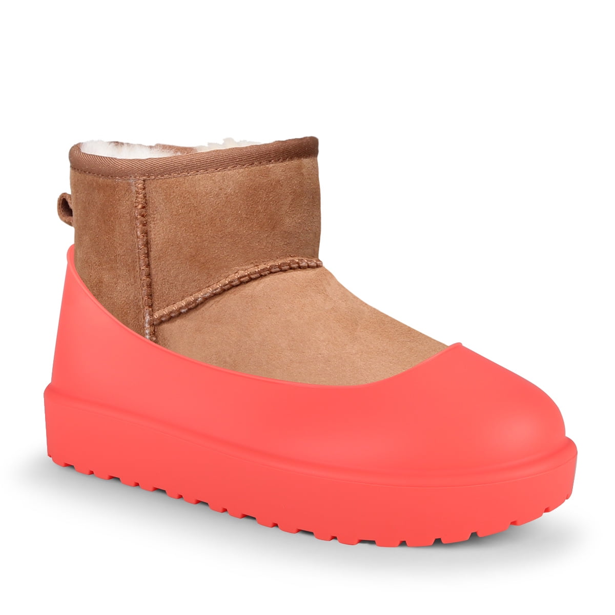 FLEX BOOT GUARD Compatible with UGG Boot Waterproof Silicone Rubber Shoe Covers Reusable Upgraded Overshoes Non Slip Washable for Women Men XS Women 4 6 Big Kids 3 5 Nantucket Coral Walmart