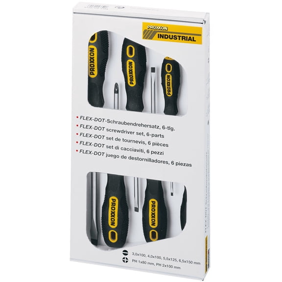 FLEX-DOT 6-piece screwdriver set