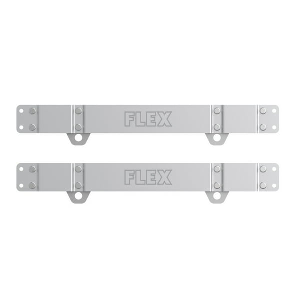 Flex Stack Pack Side Tool Rack Rail 2-3/8""L x 2-3/4""W x 15-3/4""H Pack of 2