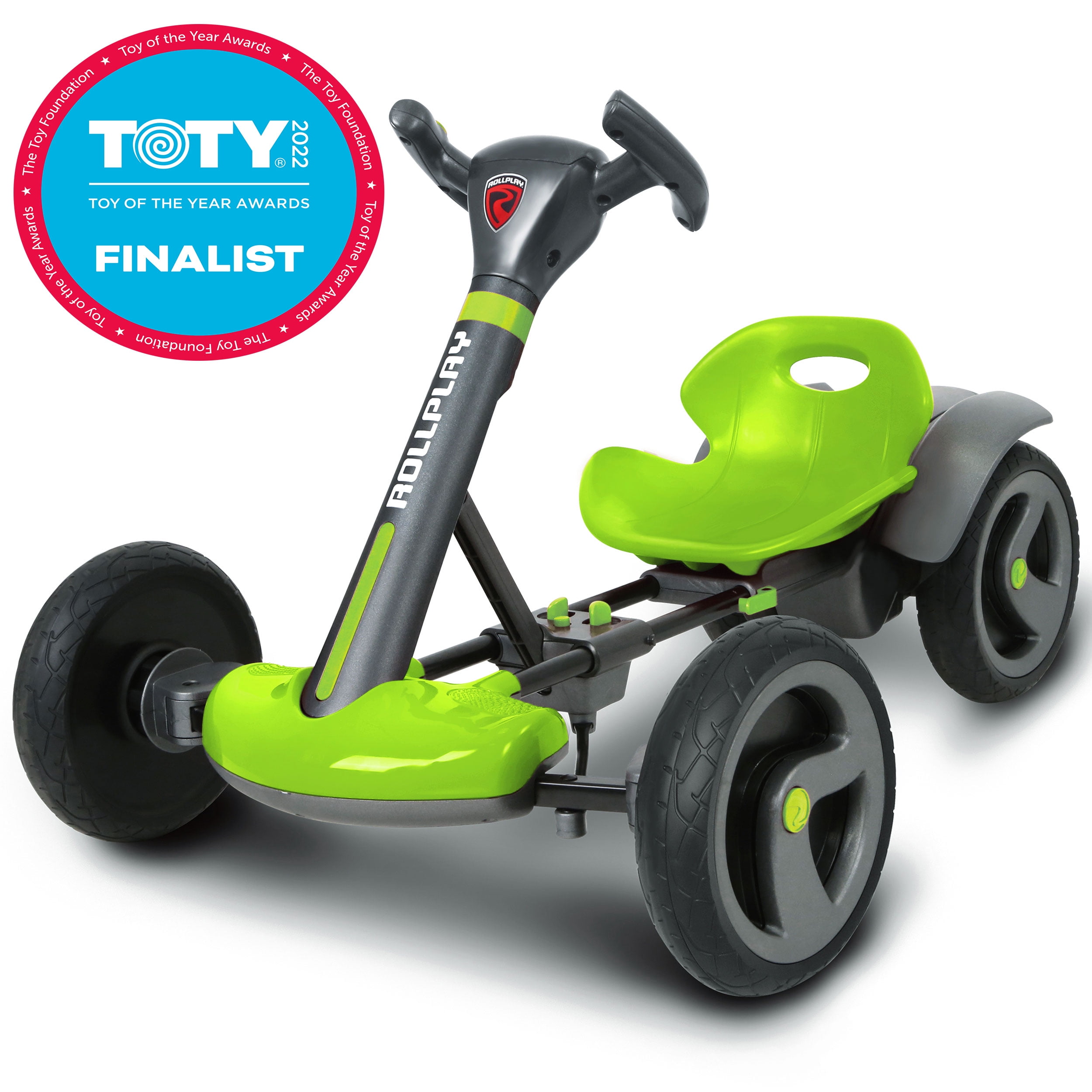 Rollplay Flex Kart 6V Electric Go Kart For Kids 2-5 Years – Foldable, 2 MPH Top Speed, Push-Button Start