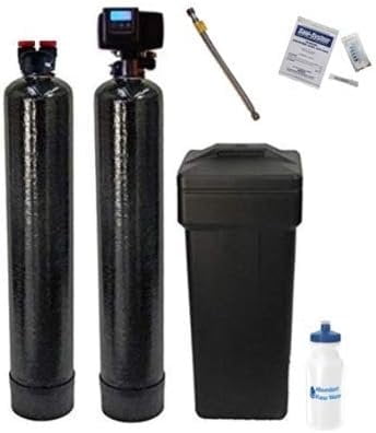 FLEX LINE ADAPTER INCLUDED-AFWFilters Built Fleck 5600SXT 48,000 Grain Water Softener with Upflow Carbon Filter 10% Resin with Carbon