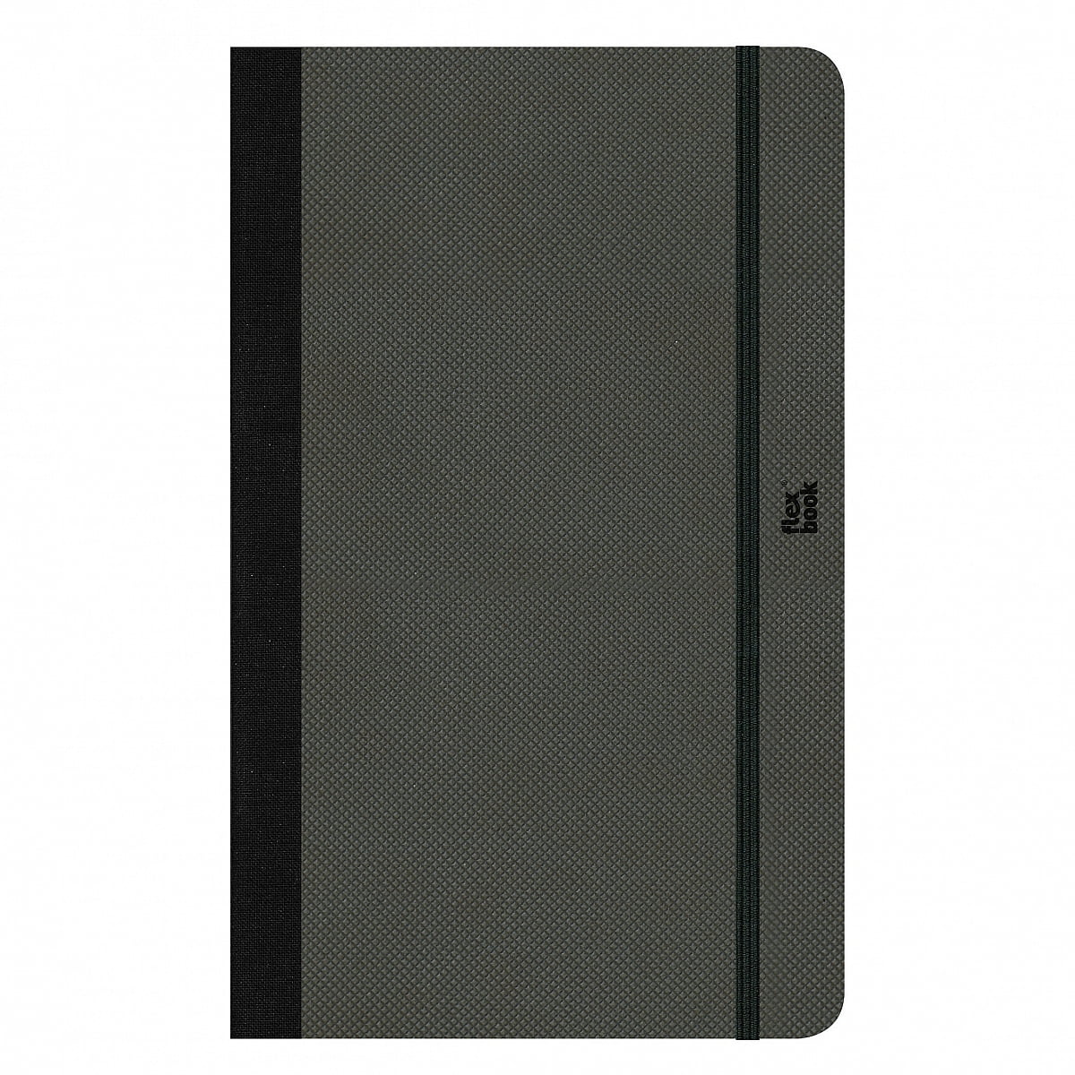 FLEXBOOK ADVENTURE NOTEBOOK  5x8one-quarter inch Dotted  Off-Black by PratParis - 5x8.250