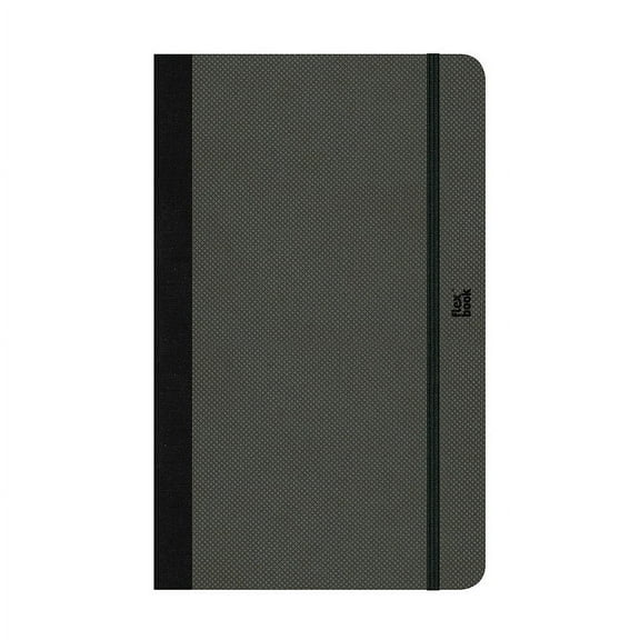 FLEXBOOK ADVENTURE NOTEBOOK 5x8one-quarter inch Dotted Off-Black by PratParis - 5x8.250