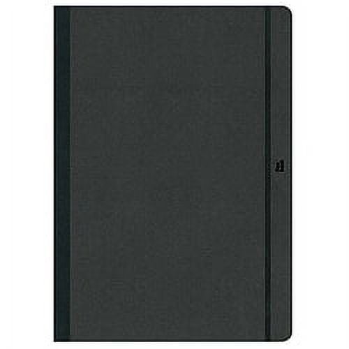 FLEXBOOK SKETCHBOOK Black 6x8one-half inch Blank White Pages - PocketSize by PratParis - 6x8.5