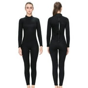 FLEXEL Women Full Wetsuit Men 3mm Neoprene Surfing Wet Suit Back Zipper Cold Water Sports Swimsuit