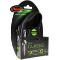 thumbnail image 1 of FLEXI 8kg (18Lbs) 3 Meter (10Ft) XS New Classic Cord Retractable Dog Cat Lead Black, 1 of 4