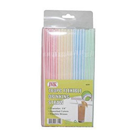 FLEXIBLE STRAWS 180CT