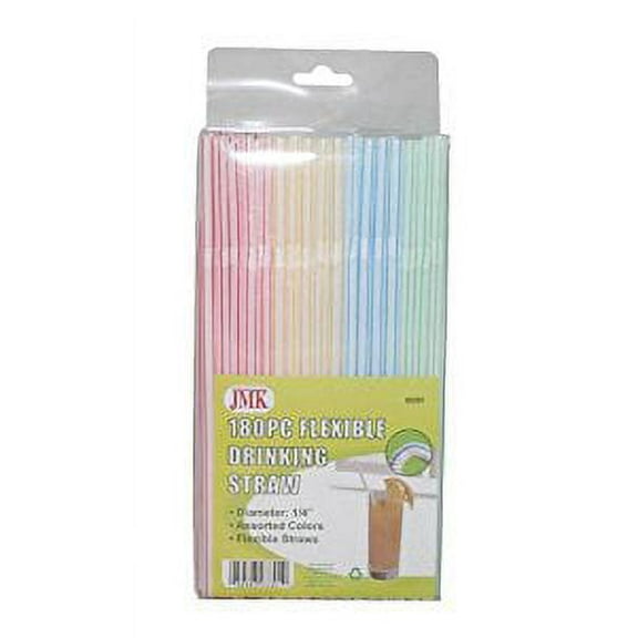 FLEXIBLE STRAWS 180CT