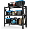 FLEXIMOUNTS Garage Shelving, 3Tier Heavy Duty Adjustable Shelf, 4650