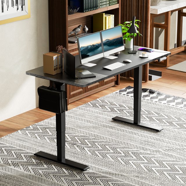 FLEXISPOT Dual Motor 63" Home Office Height Adjustable Standing Desk 4