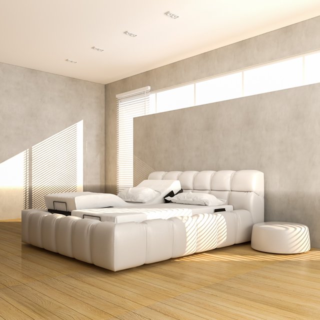 FLEXISPOT Dual Motors Split King Adjustable Bed Frame Base with