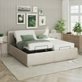 thumbnail image 1 of FLEXISPOT Zero Clearance Split King Adjustable Bed Frame Base with Wireless Remote,Zero Gravity, Mattress Holder, Anti-Snore, 1 of 11