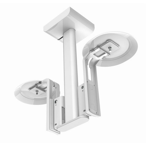 FLEXSON Ceiling Mount for Two Sonos ERA 100 (White, Pair)