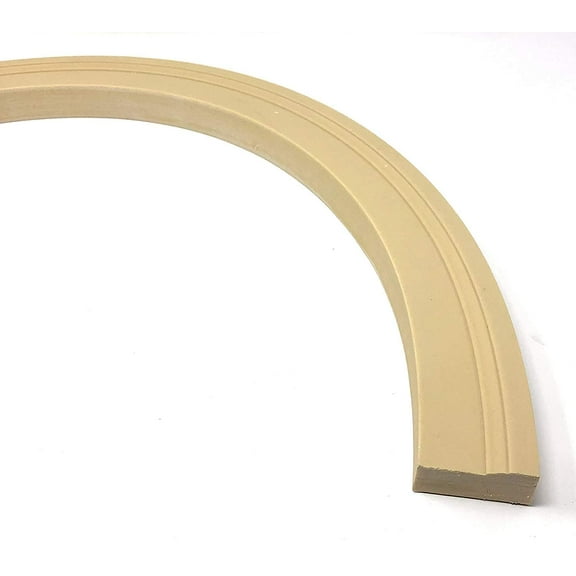 FLEXTRIM #180: Flexible Brick Molding: 1.25" Thick x 2" Wide - PRE Curved to fit Half Round Arches 42" Diameter up to 56" Diameter
