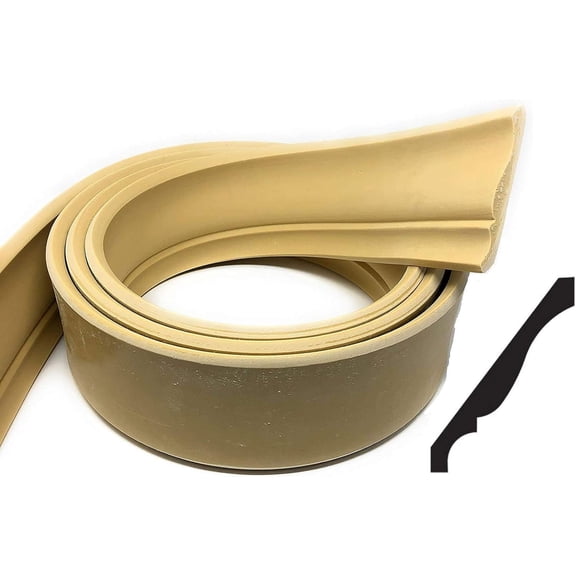 FLEXTRIM Flexible Crown Molding #WM47: 9/16" x 4-5/8" Flexible Crown Molding - 12' feet Long (144" Long)