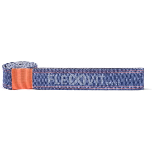 FLEXVIT Resist Band (78” Length) - Professional Grade Fabric Resistance Band - Superior Comfort & Quality Exercise Band for Working Out - Resistance Band Set