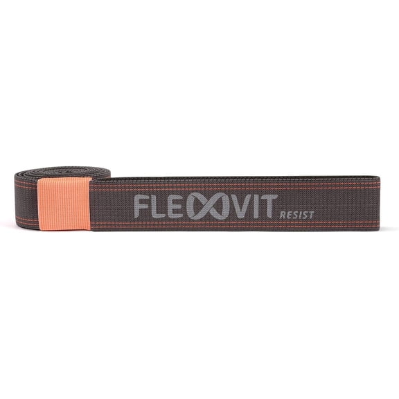 FLEXVIT Resist Band (78” Length) - Professional Grade Fabric Resistance Band - Superior Comfort & Quality Exercise Band for Working Out - Resistance Band Set