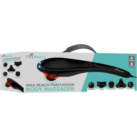 FLEXWORKS MAX REACH PERCUSSION BODY MASSAGER
