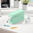 thumbnail image 1 of FLEXYVA P31S Label Maker Machine with Tape, Portable Thermal Printer, Bluetooth Label Printer for Organizing storage in offices and home, Sticker Maker Mini Label Maker with Multiple Templates, Green, 1 of 5