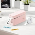 thumbnail image 1 of FLEXYVA P31S Label Maker Machine with Tape, Portable Thermal Printer, Bluetooth Label Printer for Organizing storage in offices and home, Sticker Maker Mini Label Maker with Multiple Templates, Pink, 1 of 4