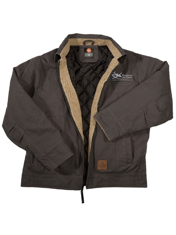 Adult Male CJP Bush Pilot Jacket, Color: Gray, Size: L (FO-M-BPJACKET-DG-L)