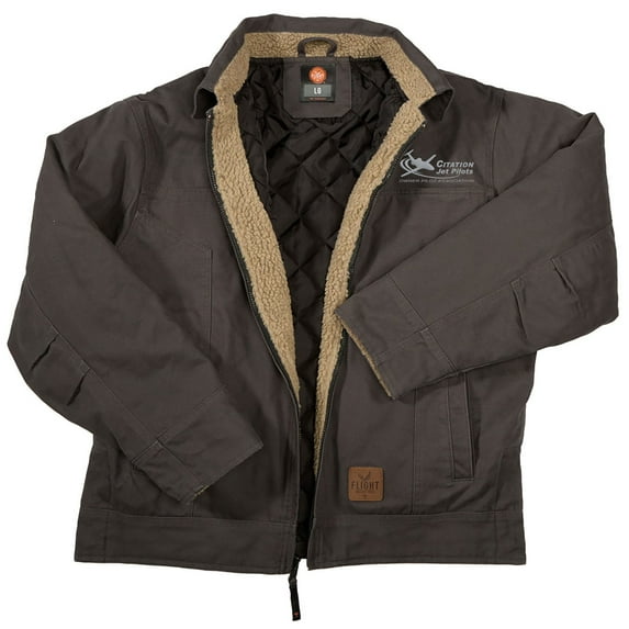 FLIGHT OUTFITTERS Adult Male CJP Bush Pilot Jacket, Color: Gray, Size: XXL (FO-M-BPJACKET-DG-XXL)