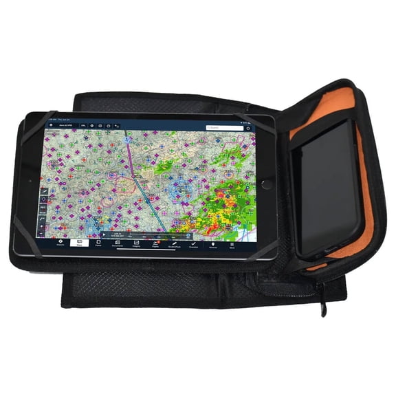 FLIGHT OUTFITTERS iDeck Large Non-Slip Rotating Aviation Travel iPad Kneeboard (FO-KB5-LG)