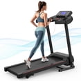 thumbnail image 1 of FLIMDER 2.5HP Folding Treadmills for Home with Bluetooth & Incline, Portable Running Machine Electric Compact Treadmills Foldable for Exercise Home Gym Fitness Walking Jogging, 1 of 6