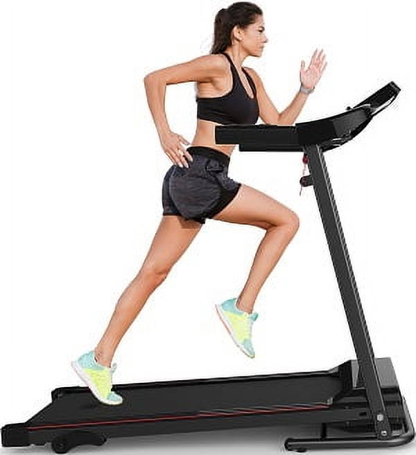 FLIMDER Walking Pad, Sturdy & Durable Under Desk Treadmill, Folding Treadmill with 300LBS Capacity, Beautifully Designed Installation-Free Treadmills for Home Bluetooth Speaker