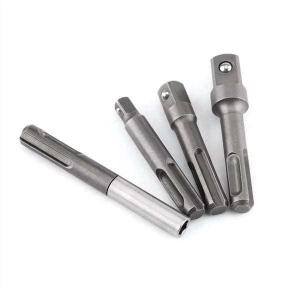 FLINT - 1Pc Hard Steel Sds Plus Adaptor For Drill Bit Holder Extension Bar