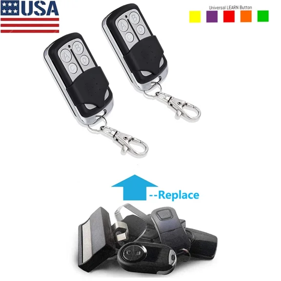 FLINT - 2 For Liftmaster Chamberlain Craftsman Garage Door Remote 893Max 950Estd 953Estd