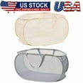 thumbnail image 1 of FLINT - 2 Pcs Mesh Popup Laundry Hamper, Opening Laundry Basket,Popup Laundry Basket, 1 of 6