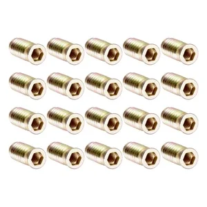 FLINT - 20Pcs M8X30Mm Threaded Inserts Nuts Wood Insert Assortment Tool Kit