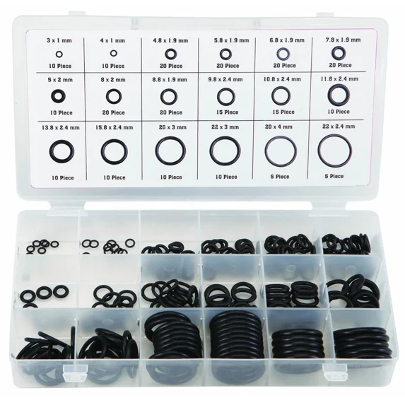 FLINT- 225 Piece Metric Nitrile O-Ring Set With Storage Case #25