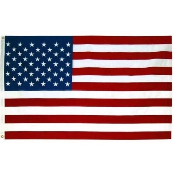 FLINT- 3X5 Foot American Us Flag - Vivid Color And Uv Fade Resistant W/ Brass Grommets