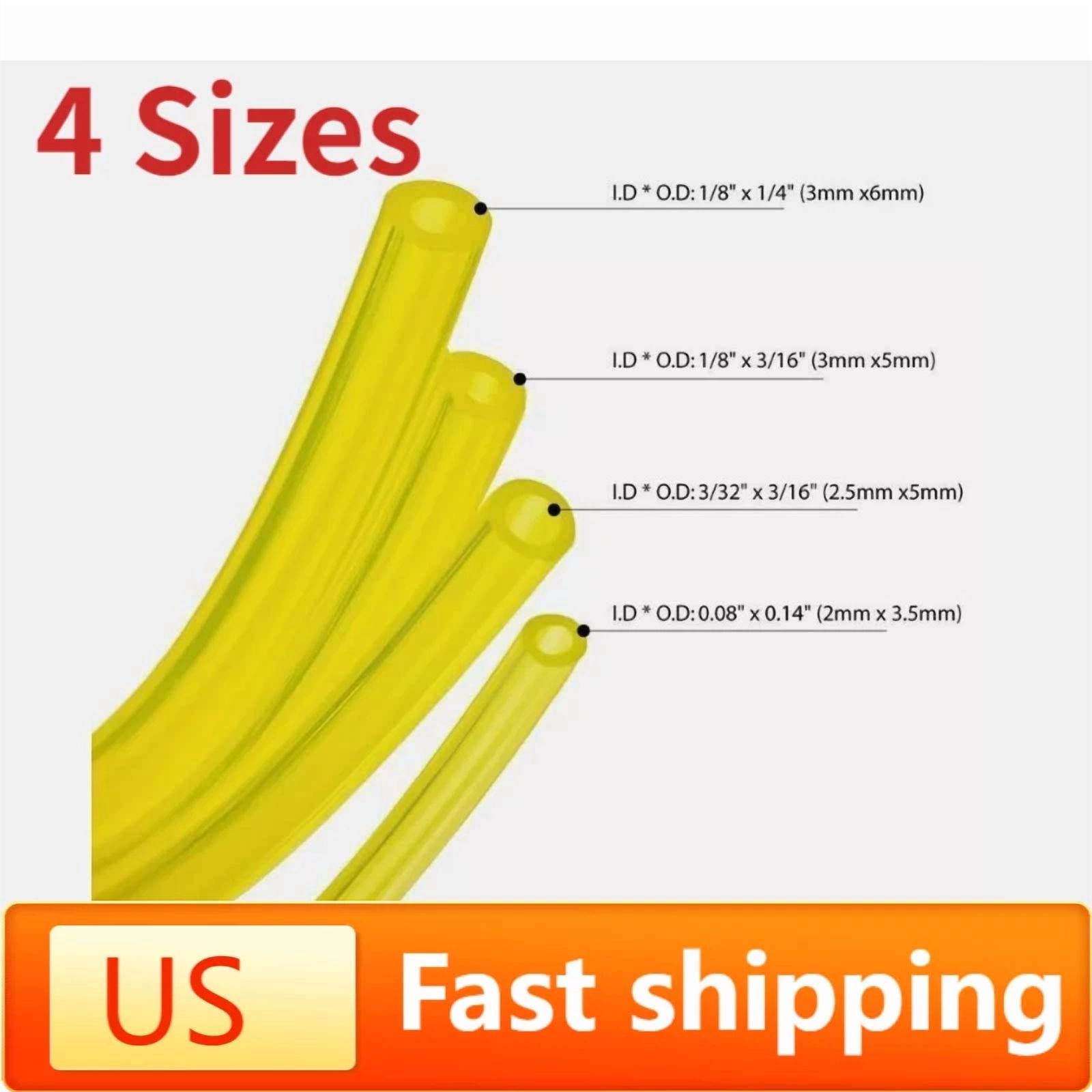 FLINT- 4 Size 16 Feet Fuel Line 2 Cycle Hose Petrol Tubing Chainsaw Common Weedeater