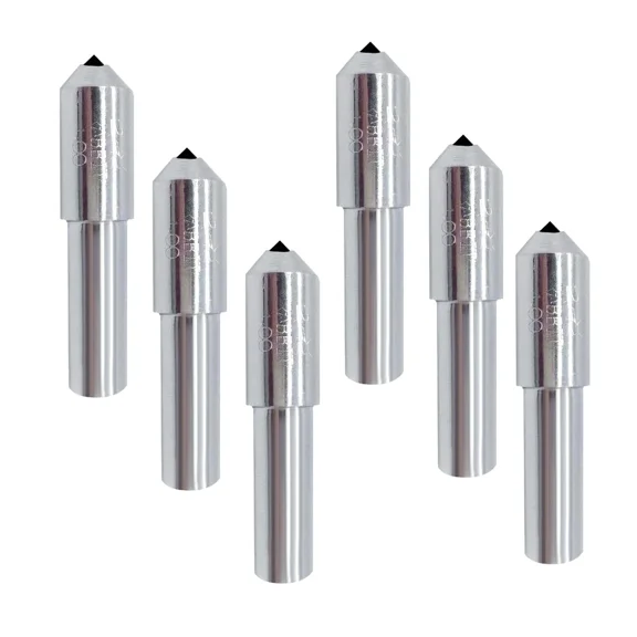 FLINT - 6Pc Natural Single Point Diamond Dresser Grinding Wheel Disc Dressing Pen Tooll5