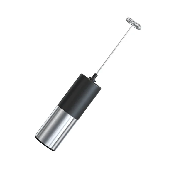 FLINT - Abs & Stainless Steel Mini Electric Milk Frother Whisk Frother Handheld Tool Y