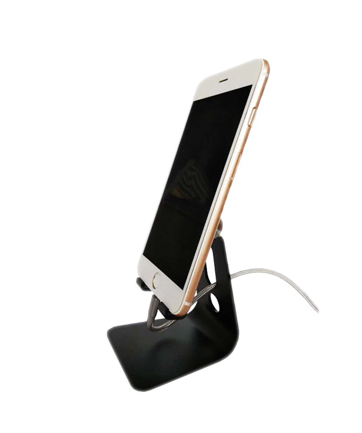 FLINT- Cell Phone Stand Aluminum Desktop Smartphone Stand Convenient Charging Port