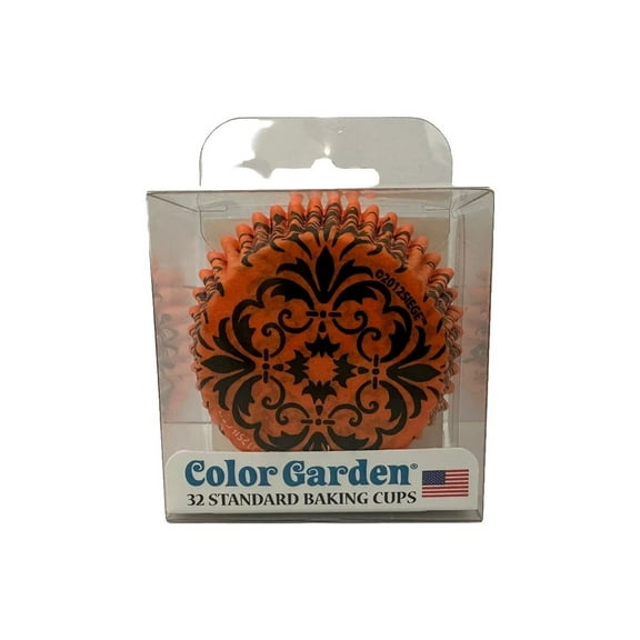 FLINT- Cupcake Liners - Halloween Themed Baking Cups By Color Garden - 32 Count