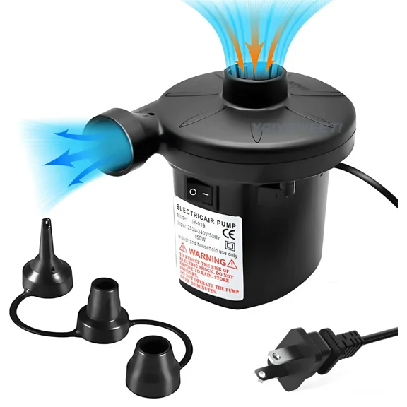 FLINT - Electric Air Pump For Inflatable Air Mattress Bed Boat Couch Pool Toy Raft Float