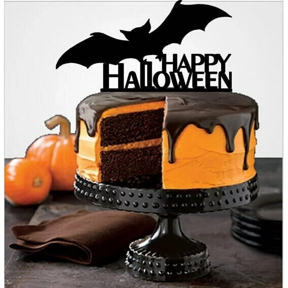 FLINT- Halloween Cake Topper, Halloween Party Decorations, Party Supplies, By Ybm