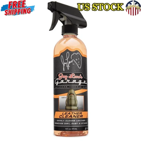 FLINT - Leather Cleaner 16Oz Deep Clean Protects Natural Synthetic Leather Surfaces New
