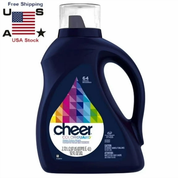 FLINT - Liquid Laundry Detergent He Compatible 92Fl Oz 64 Loads Fights Fading & Pilling