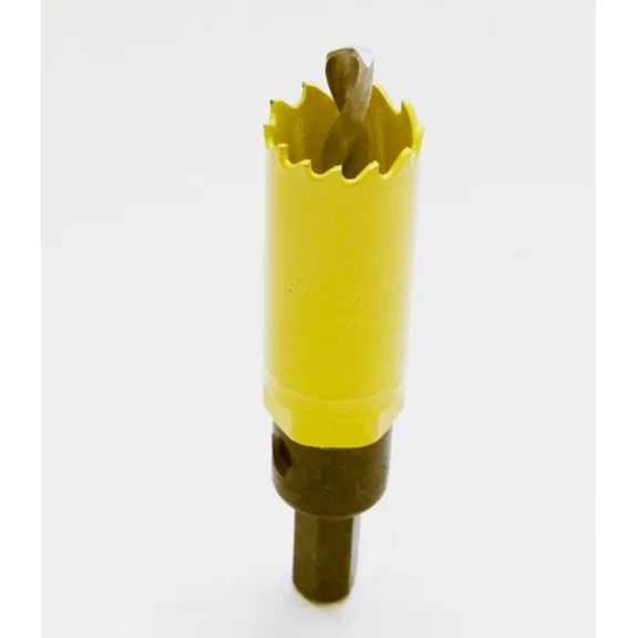 FLINT - M42 Bi-Metal Hole Saw 7/8 Inch With Arbor And Pilot Center Drill Bit Hole Cutter