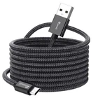 FLINT- Micro Usb Cable 6Ft 2Pack Fast Charging Nylon Braided For Android Phone