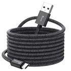 FLINT- Micro Usb Cable 6Ft 2Pack Fast Charging Nylon Braided For Android Phone